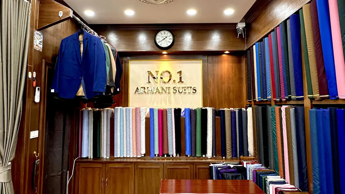 No.1 Armani Suits store interior